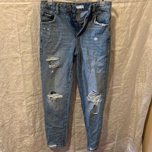 Garage denim, mom jean, size 0